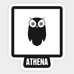 Athena | Greek Mythology God Symbol Sticker